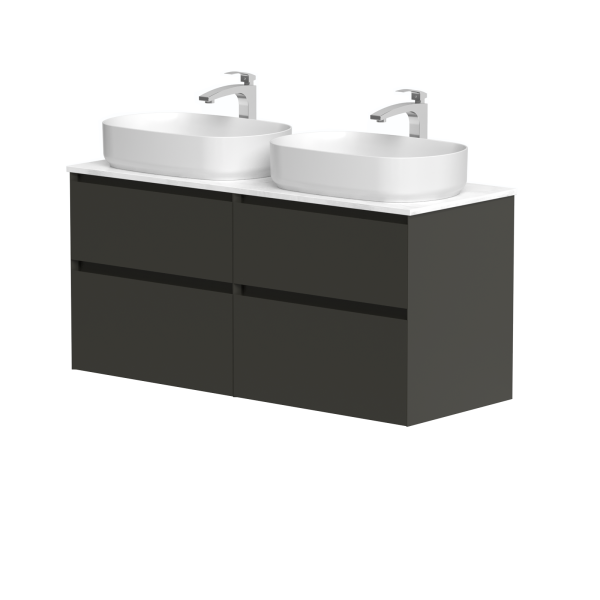 Dviejų spintelių komplektas "LOFT" su "Carrara"...