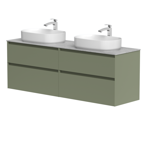 Dviejų spintelių komplektas "LOFT" su "Dekton®"...