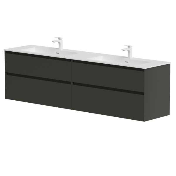 Dviejų spintelių komplektas "LOFT" su dvigubu...