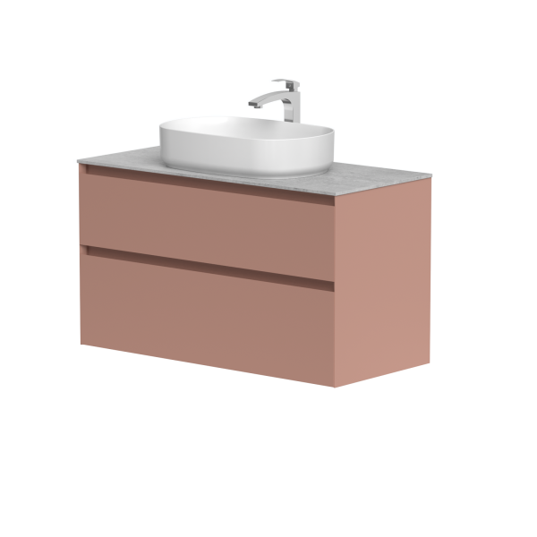 Spintelė "LOFT" su "Dekton®" betono stalviršiu...