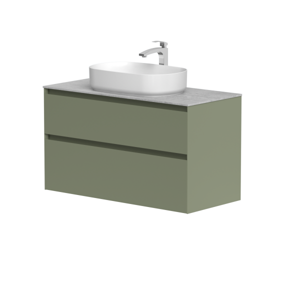 Spintelė "LOFT" su "Dekton®" betono stalviršiu...