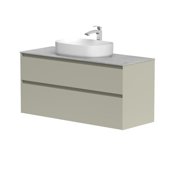 Spintelė "LOFT" su "Dekton®" betono stalviršiu...