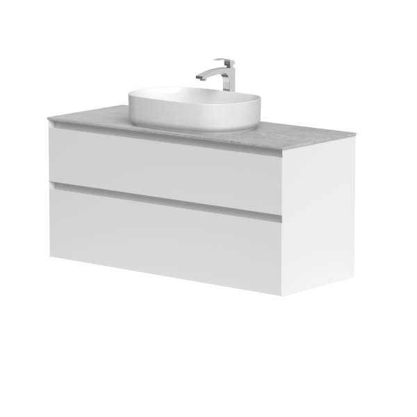 Spintelė "LOFT" su "Dekton®" betono stalviršiu...