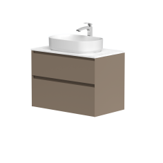 Cabinet "LOFT" with "Carrara" marble countertop and... 2