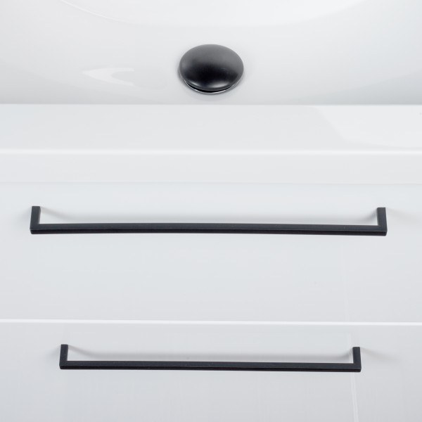 Cabinet "DUET" with handles and recessed...