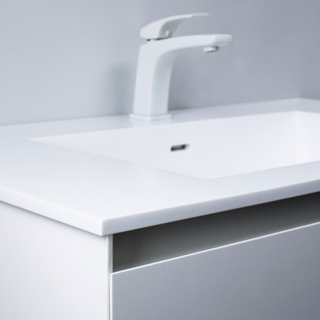 Dviejų spintelių komplektas "LOFT" su dvigubu "Corian®" praustuvu