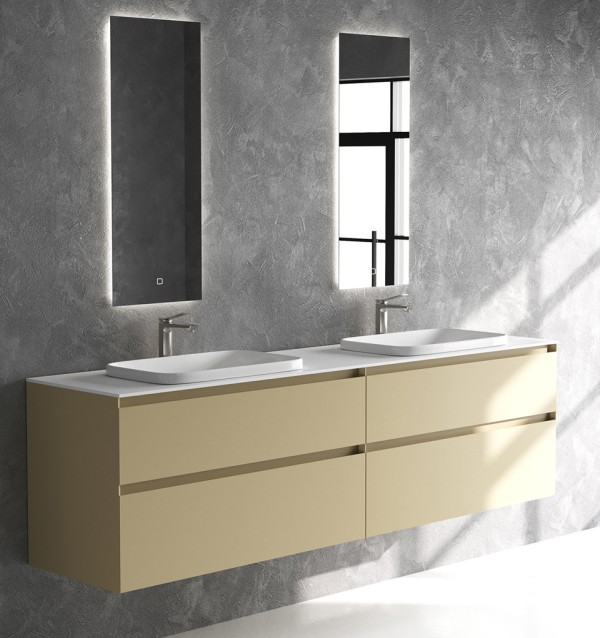 Dviejų spintelių komplektas "LOFT" su dvigubu...