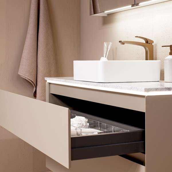 Spintelė "LOFT" su "Dekton®" betono stalviršiu...