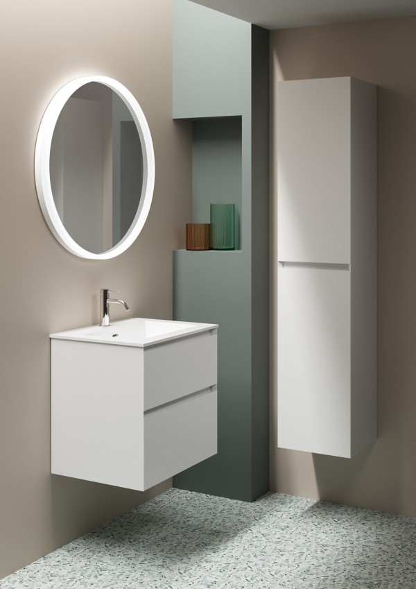 Spintelė "LOFT" Corian®1 praustuvu