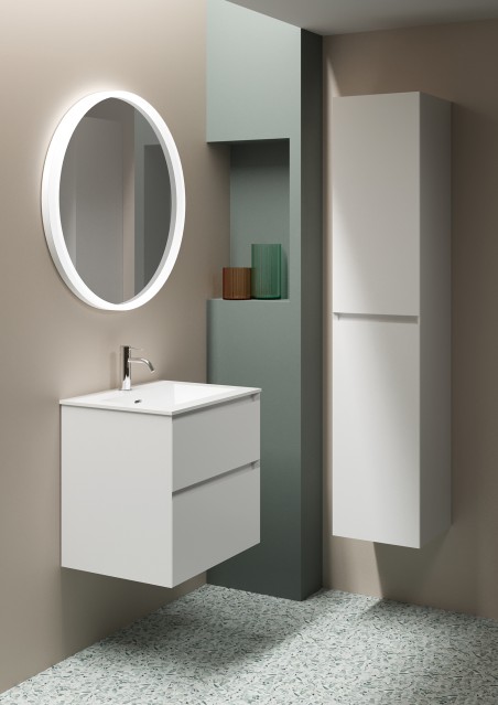 Spintelė "LOFT" Corian®1 praustuvu