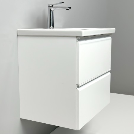 Spintelė "MATCH" su įleidžiamu keraminiu "PAULA" praustuvu