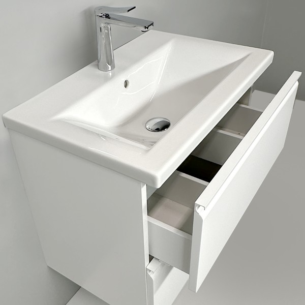 Cabinet "MATCH" with recessed ceramic "PAULA"...