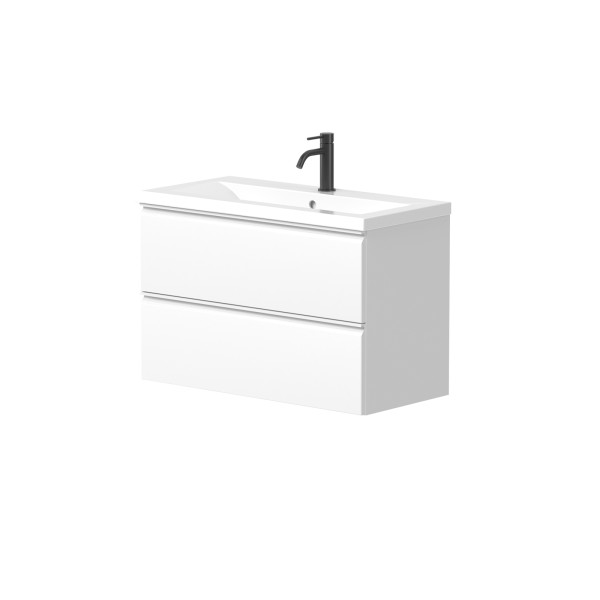 Cabinet "MATCH" with recessed ceramic "PAULA"...