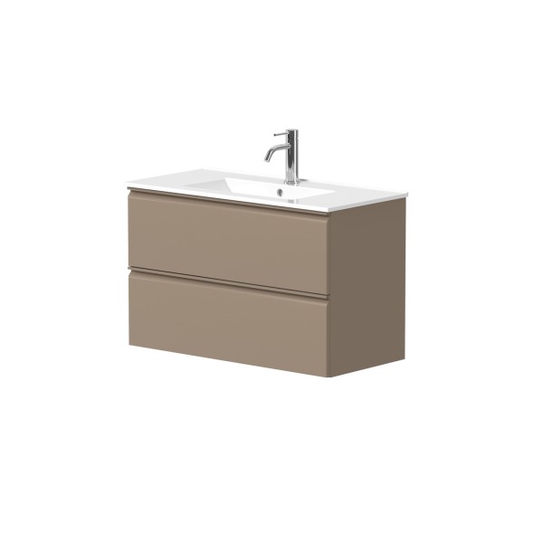 Cabinet "MATCH" with recessed ceramic "LUARA"...