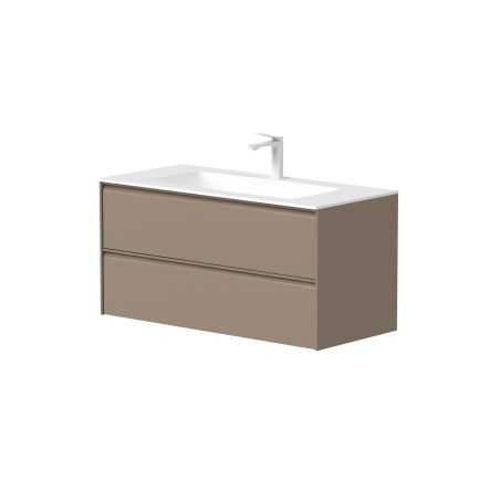 Spintelė "MOON" su matiniu įleidžiamu "ORION" praustuvu iš akrilinės "DURATEK®" medžiagos