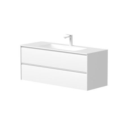 Spintelė "MOON" su matiniu įleidžiamu "ORION" praustuvu iš akrilinės "DURATEK®" medžiagos