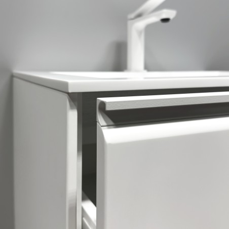 Spintelė "MOON" su matiniu įleidžiamu "ORION" praustuvu iš akrilinės "DURATEK®" medžiagos