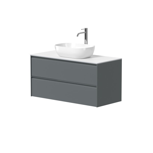 Spintelė "MOON" su "HPLCompact" stalviršiu ir...