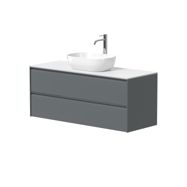 Spintelė "MOON" su "HPLCompact" stalviršiu ir...