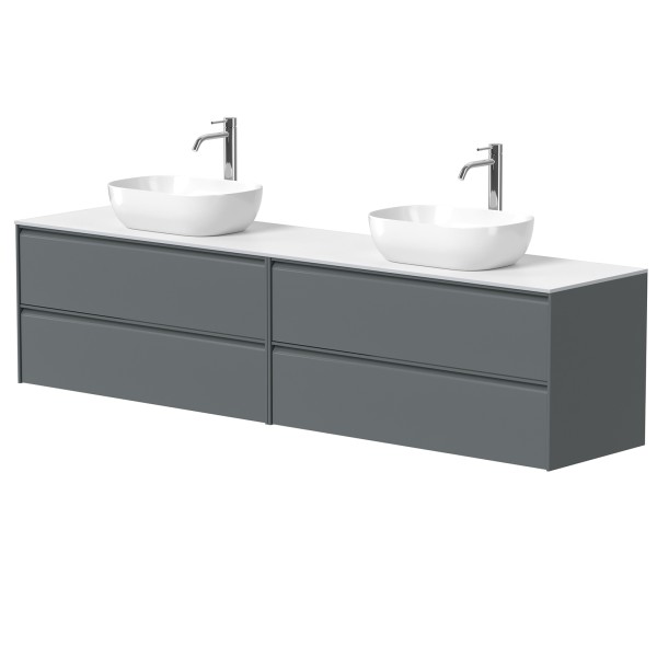 Dviejų spintelių "MOON" su "HPL Compact"...