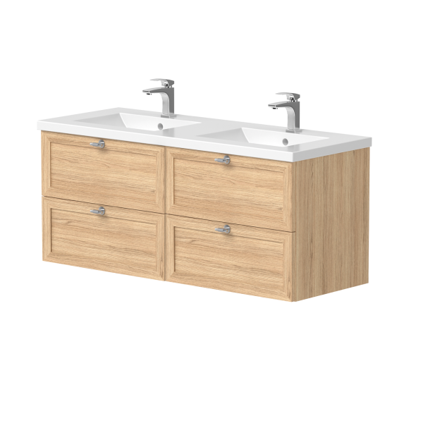 Dviejų spintelių "RUSTIC" su "INOX" spalvos...