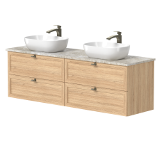 Dviejų spintelių "RUSTIC" su sendinto žalvario... 2