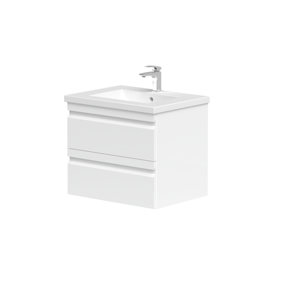 Cabinet "TERRA" with ceramic washbasin "SEVILLE"