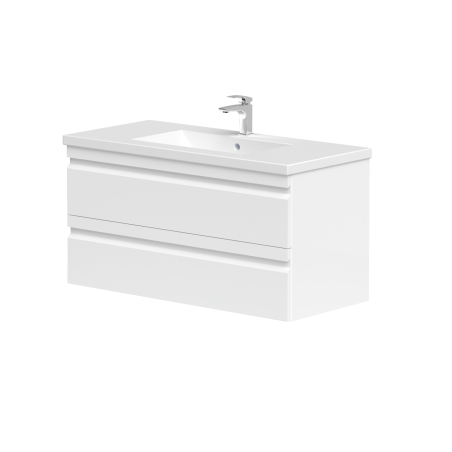 Cabinet "TERRA" with ceramic washbasin "SEVILLE"