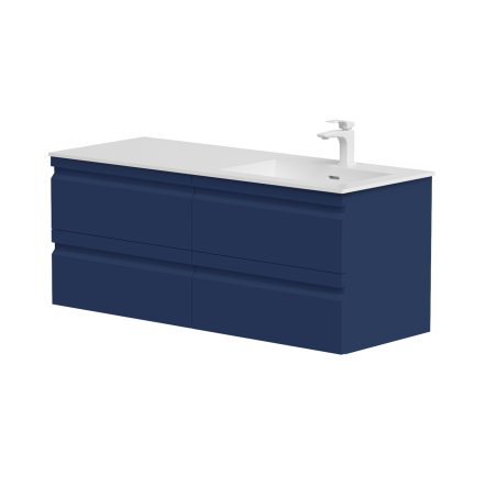 Dviejų spintelių "TERRA" su dešininiu "Corian®" praustuvu