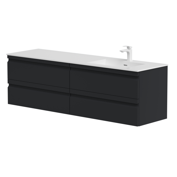 Two-cabinet "TERRA" with right-hand "Corian®"...