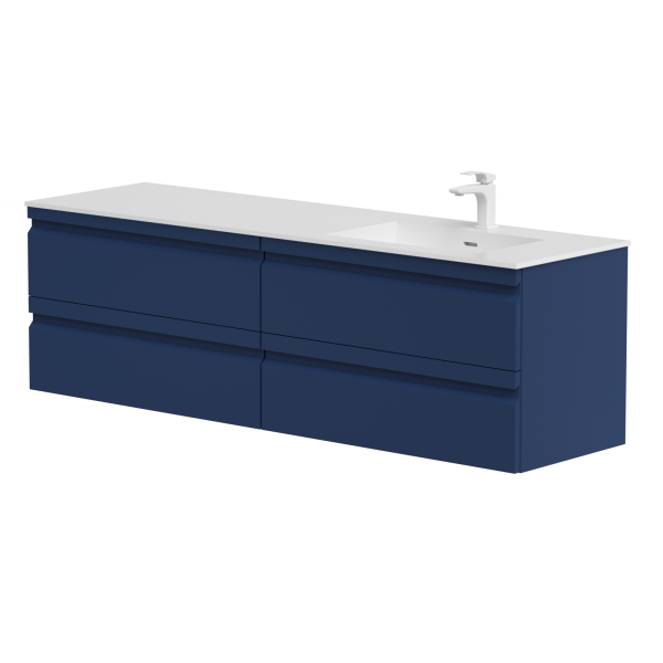 Two-cabinet "TERRA" with right-hand "Corian®"...