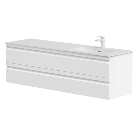 Dviejų spintelių "TERRA" su dešininiu "Corian®" praustuvu