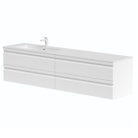 Dviejų spintelių "TERRA" komplektas su kairiniu "Corian®1" praustuvu