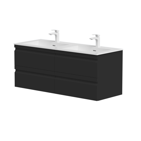 Dviejų spintelių "TERRA" su dvigubu "Corian®1" praustuvu