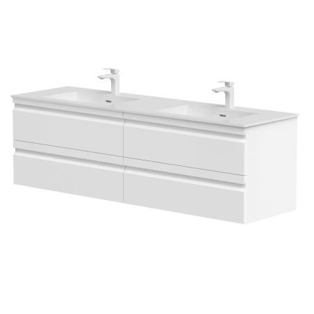 Dviejų spintelių "TERRA" su dvigubu "Corian®1" praustuvu