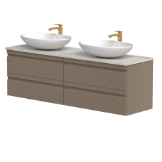 Dviejų spintelių "TERRA" su Narūralaus kvarcito...