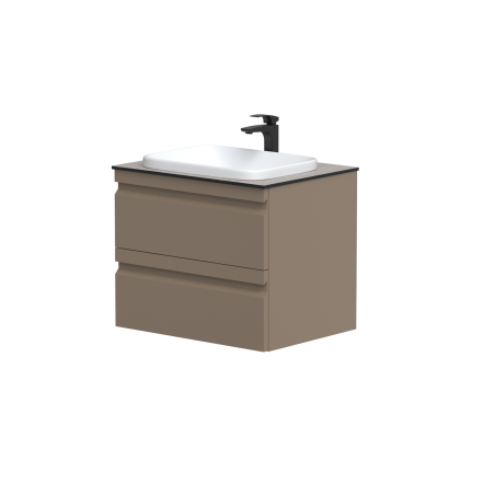 Spintelė "TERRA" su HPL Compact stalviršiu ir "MOVADO" praustuvu