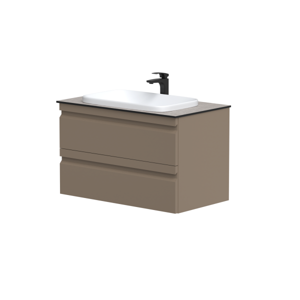 Cabinet "TERRA" with HPL Compact countertop and...