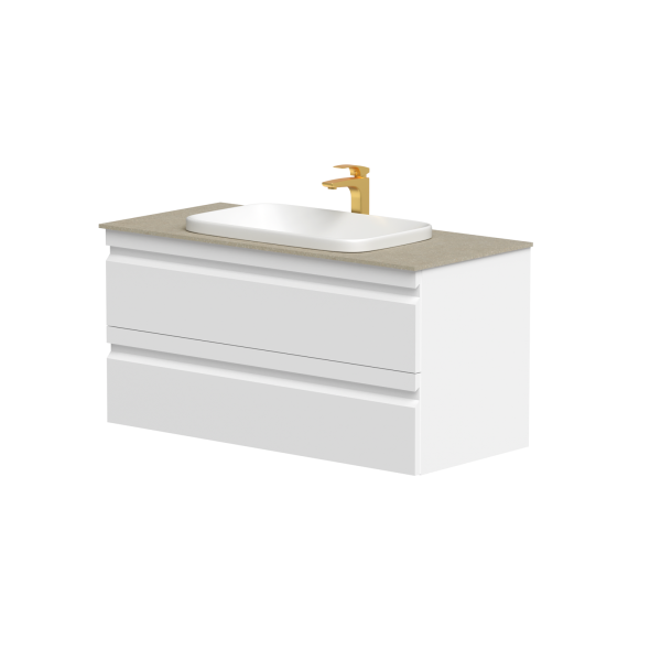 Spintelė "TERRA" su HPL Compact stalviršiu ir...