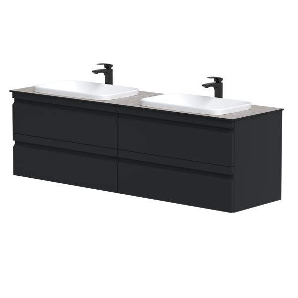 Two-cabinet "TERRA" with HPL Compact countertop...