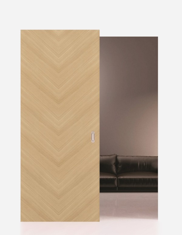 Sliding doors "ESPINA W00" with hidden track and "MOVI" system