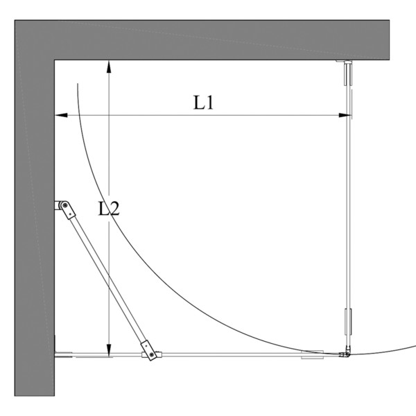 Vonios sienelė "HIETAKARI VETRO 540"