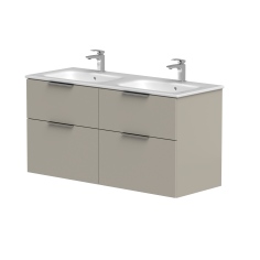 Two-cabinet set "BIG" with brushed brass handles and... 2