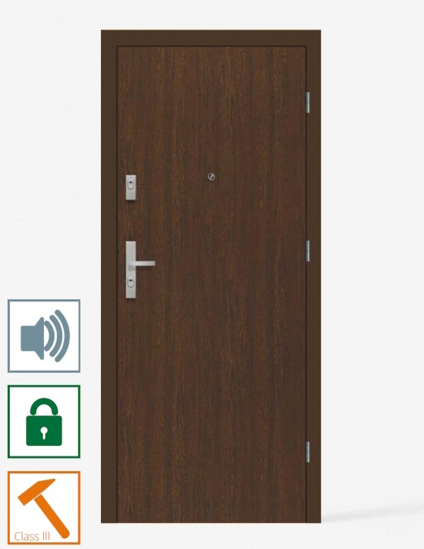 Internal entrance door "CERBER PLUS RC2" | Wooden frame