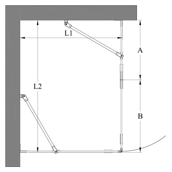 Bathroom wall "Hietakari VETRO 542"