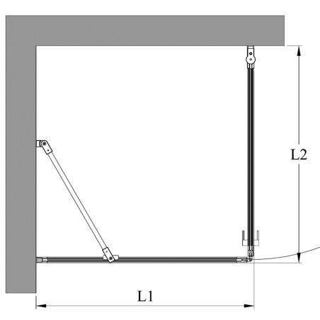 Vonios sienelė "HIETAKARI BLAK 760 TOKYO"