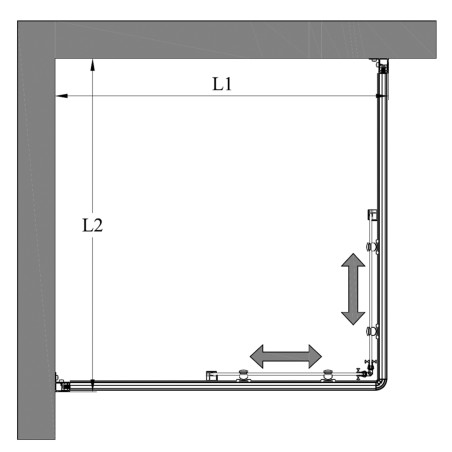 Bathroom wall "HIETAKARI CLASSIC 411"