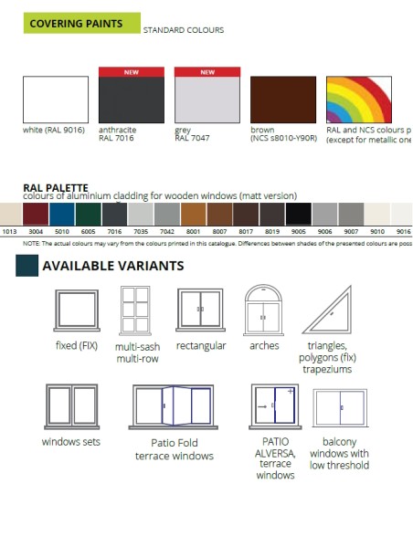 Mediniai-Aliuminiai langai “TYPE C ALU-EFFECT“