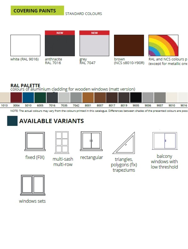 Wood-Aluminium windows DUAL NORD