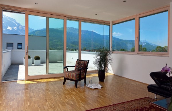Wood-Aluminium windows HS PANORAMA DUAL